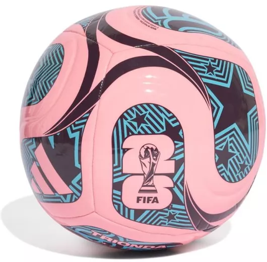 Adidas Fifa World Cup 26 Trionda Club Μπάλα Ποδοσφαίρου JD8029 No 5 Ροζ