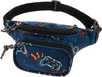 Παιδική Τσάντα Μέσης Polo Υφασμάτινη Μπλε