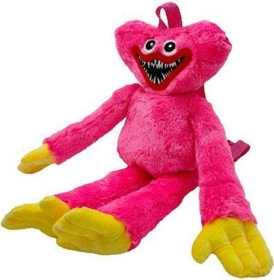 Παιδική Τσάντα Πλάτης Huggy Wuggy Kissy Missy 28cm Ροζ