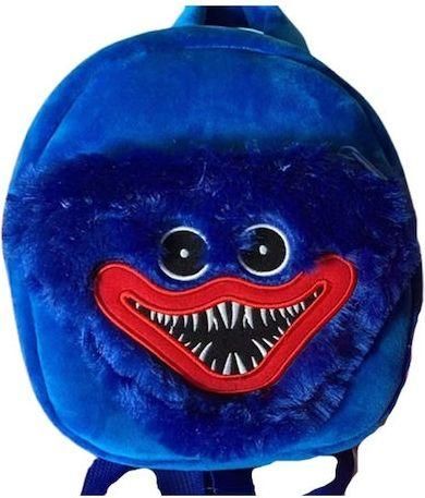 Παιδική Τσάντα Πλάτης Huggy Wuggy 28x30cm Μπλε