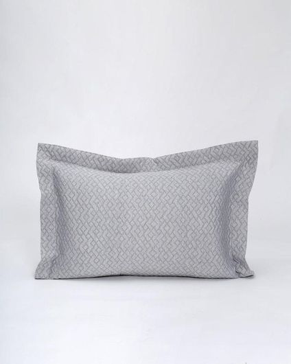 Μαξιλαροθήκη Pennie Augerinos Oxford 52x72cm Γκρι