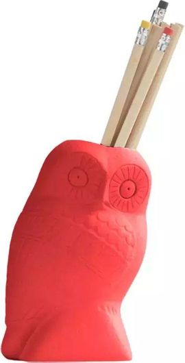 Μολυβοθήκη Sophia Owl Κόκκινο