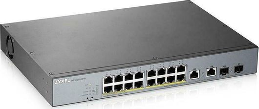 Switch Zyxel GS1350-18HP Managed L2 PoE+ με 16 Θύρες Gigabit 1Gbps Ethernet & 2 SFP Θύρες