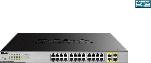 Switch D-Link DGS-1026MP Unmanaged L2 PoE με 24 Θύρες Gigabit 1Gbps Ethernet & 2 SFP Θύρες