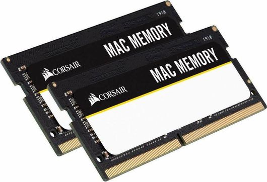 Μνήμη RAM Corsair Mac Memory 32GB DDR4 με 2 Modules (2x16GB) και Ταχύτητα 2666 για Laptop
