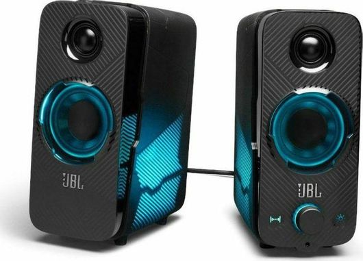 Ηχεία Υπολογιστή JBL Quantum Duo Ασύρματα 2.0 με Bluetooth & Ισχύ 20W Μαύρο