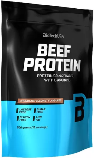 Biotech USA Beef Protein Χωρίς Γλουτένη & Λακτόζη με Γεύση Chocolate Coconut 500gr