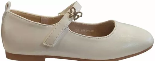 IQ Shoes Παιδικές Μπαλαρίνες με Σκρατς Λευκό