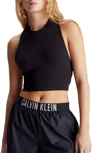 Γυναικεία Αθλητική Μπλούζα Αμάνικη Μαύρο