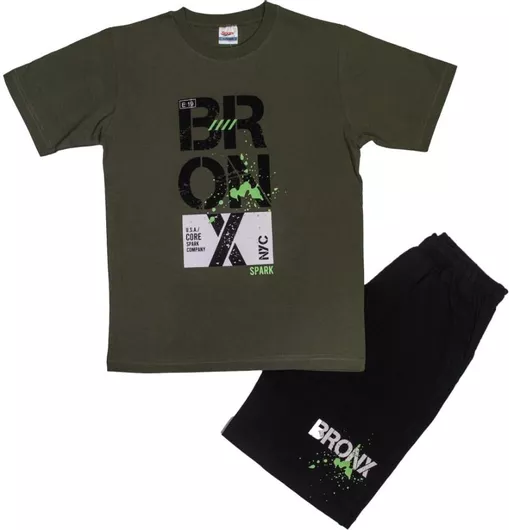 Spark Sportswear 3020 με Σορτς 2τμχ Χακί / Μαύρο 