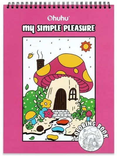 Ohuhu Bleedproof Coloring Book: My Simple Pleasure