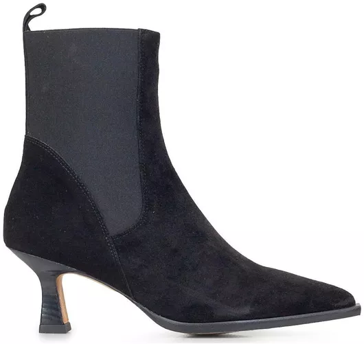 Angel Alarcon Alarcon Brielas Suede Chelsea Boots με Τακούνι Μαύρο