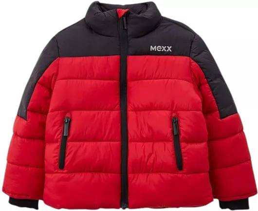 Mexx Μπουφάν Padded Colorblock Jacket JI1118026B Κόκκινο