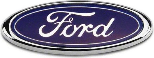 Αυτοκόλλητο Αυτοκινήτου Ford 8549-K Σήμα Χρωμίου 22x9cm 1τμχ