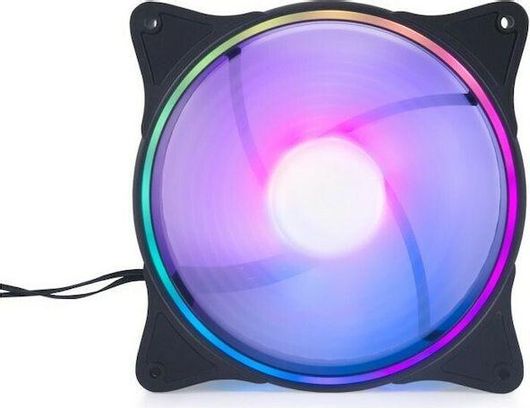 Case Fan Alphacool Rise Aurora 140mm με ARGB Φωτισμό & Σύνδεση 4-Pin PWM