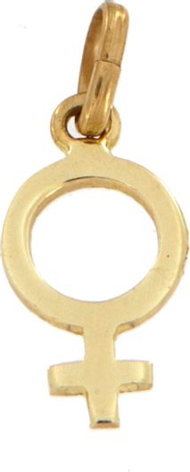 Γυναικείο Κολιέ ME1019389X Charm Σύμβολο Θηλυκού από Χρυσό 14Κ