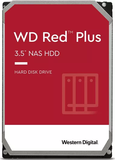 HDD Σκληρός Δίσκος Western Digital Red Plus 4TB 3.5" SATA III 5400rpm με 256MB Cache για NAS