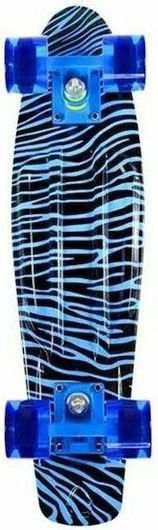 Complete Penny Board Nils Extreme Art Tiger 5.51" Μπλε