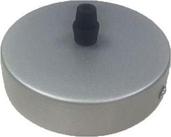 Ροζέτα Φωτιστικού Οροφής Eurolamp 147-23074 Φ10x2,5cm Ασημί