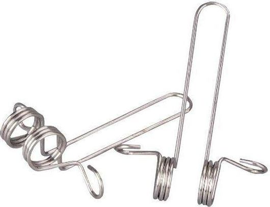 Ελατήριο Συγκράτησης Φωτιστικών Eurolamp 147-70810 Αλουμίνιο Ασημί