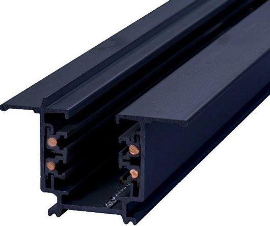 Ράγα Φωτιστικών Aca 4WRE1MB 1m Μαύρο