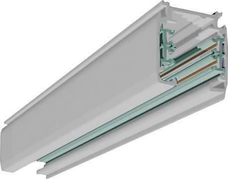 Ράγα Φωτιστικών Eurolamp 145-55162 4 Καλωδίων 2m για Σποτ Λευκό