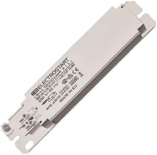 Μετασχηματιστής Φωτιστικών Eurolamp Στοιχείων Φθορισμού 58W 230V Λευκό 147-50014