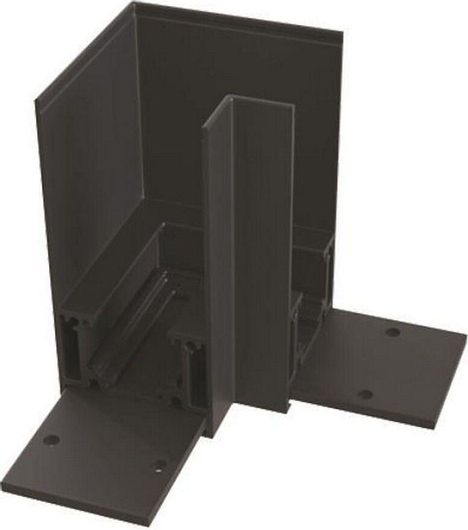 Σύνδεσμος Ράγας Φωτιστικών Eurolamp 145-59914 Μαύρο