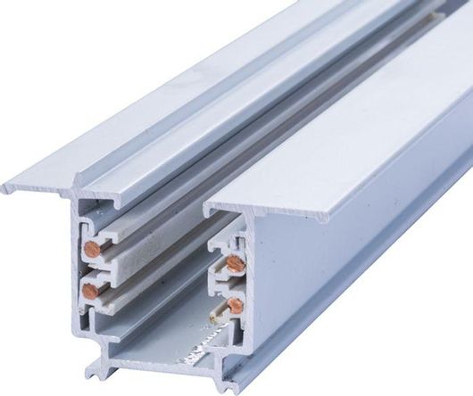 Ράγα Φωτιστικών Aca 4WRE3MW Χωνευτή 4 Καλωδίων 3m για Σποτ Λευκό