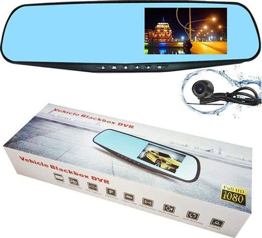 Καθρέπτης Αυτοκινήτου Full HD DVR Καταγραφικό με Οθόνη 3'' & Κάμερα Οπισθοπορείας