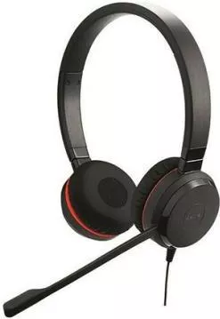 Multimedia Ακουστικά Jabra Evolve 30 II Duo On Ear με Μικρόφωνο & Σύνδεση 3.5mm Jack Μαύρο