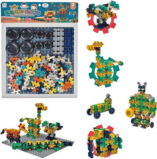 Τουβλάκια ToyMarkt για 3+ Ετών 58τμχ