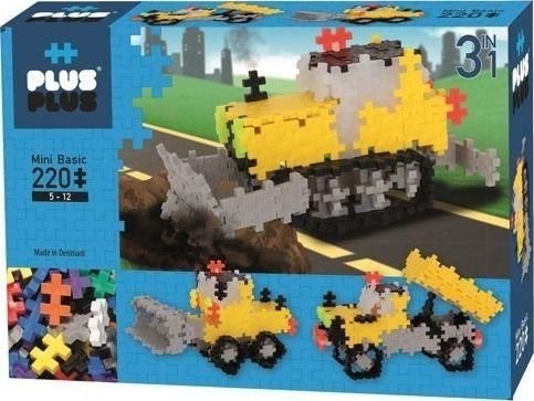 Τουβλάκια Plus Plus Mini Basic 3 σε 1 Roadwork για 5 - 12 Ετών 220τμχ
