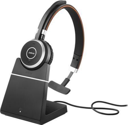 Multimedia Headset Jabra Evolve 65 SE MS Mono Ασύρματα On Ear με Μικρόφωνο & Σύνδεση USB-A