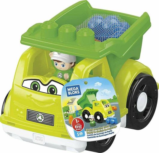 Τουβλάκια Mega Bloks Recycling Truck για 12+ Μηνών 5τμχ