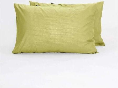 Μαξιλαροθήκες Pennie Fortune 50x70cm Σετ 2τμχ Λαδί Fluo