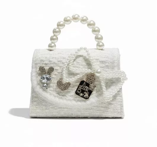 Rebekka Παιδική Τσάντα Λευκό 17x16cm