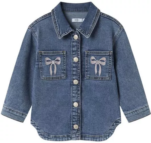 Παιδικό Τζιν Μπουφάν Medium Blue Denim