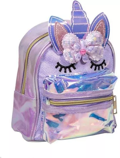 LIL' Queen Παιδική Τσάντα Πλάτης Μοβ