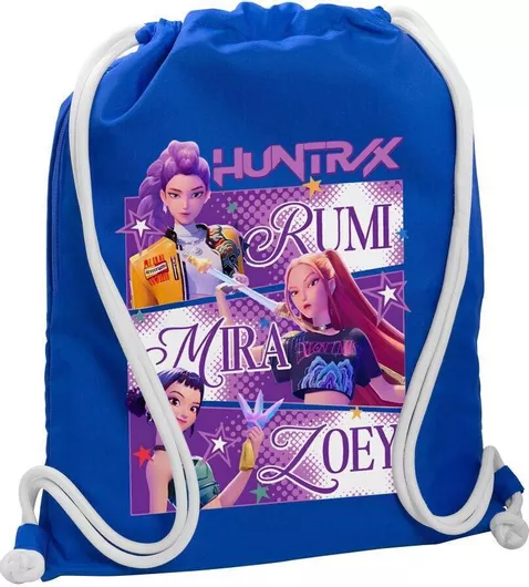 Koupakoupa Hyntrix Rumi Mira Zoey Παιδική Τσάντα Πουγκί Μπλε 48x40cm