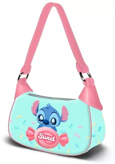 Karactermania Stitch Παιδική Τσάντα Ώμου Γαλάζιο 21.5x14.5x21.5cm