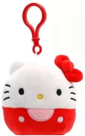 Jazwares Squishmallows Sanrio Hello Kitty Λούτρινα Μπρελόκ 9cm W1 Jwsq0270