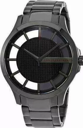 Armani Exchange Ανδρικό Ανδρικό Ρολόι 46mm Μπαταρίας με Ασημί Μεταλλικό Μπρασελέ