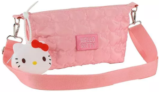 Hello Kitty Παιδική Τσάντα Ώμου Ροζ 27x17x9.5cm