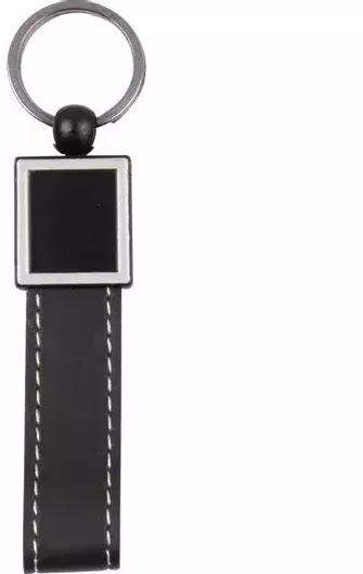 Μεταλλικό Μπρελόκ Δερματίνη Κωδ An-5100 Μαυρο Black