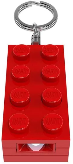 Lego Minifigures Light-up Keychain Stone Red 8 Cm