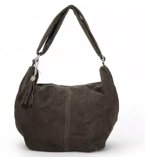 Δερμάτινη Γυναικεία Τσάντα Ώμου Καφέ