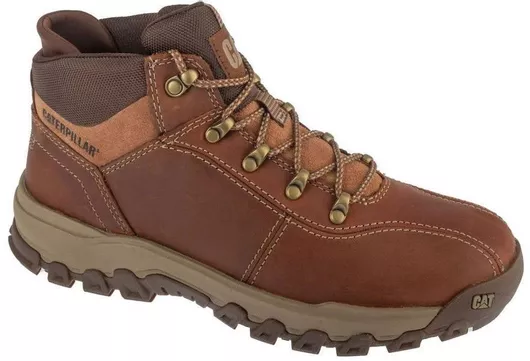CAT Ανδρικά Ορειβατικά Μποτάκια Καφέ
