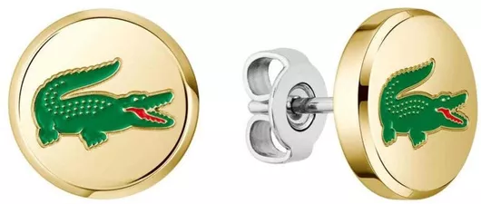 Lacoste Ανδρικά ΣκουλαρίκιαΑτσάλι Επιχρυσωμένα