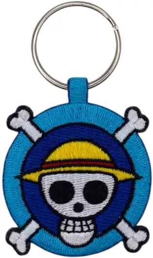 Μπρελόκ Υφασμάτινο Κεντητό Λογότυπο One Piece 1